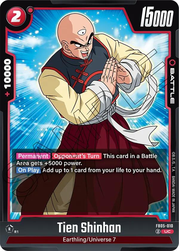 Tien Shinhan (FB05-010) [New Adventure] | Cards and Coasters CA