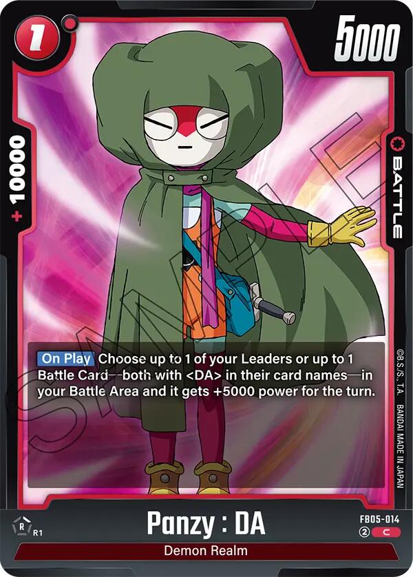 Panzy : DA (FB05-014) [New Adventure] | Cards and Coasters CA