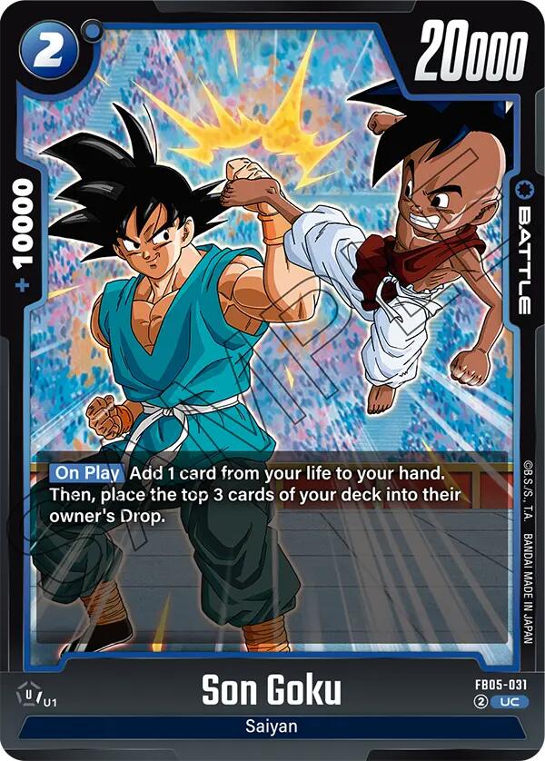 Son Goku (FB05-031) [New Adventure] | Cards and Coasters CA