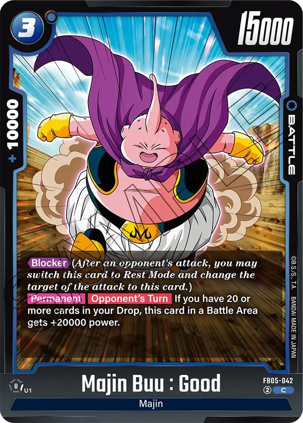 Majin Buu : Good (FB05-042) [New Adventure] | Cards and Coasters CA