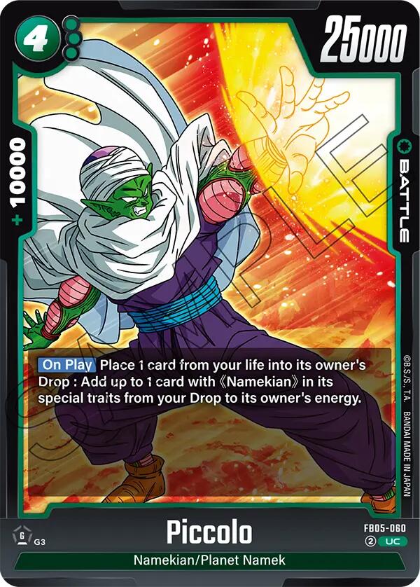 Piccolo [New Adventure] | Cards and Coasters CA