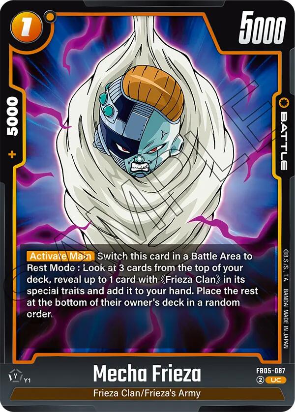Mecha Frieza [New Adventure] | Cards and Coasters CA