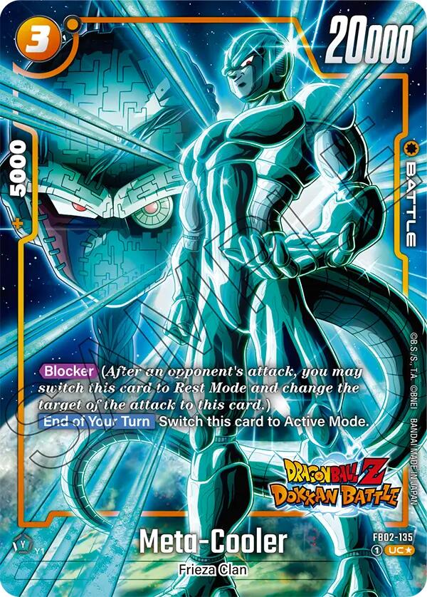 Meta-Cooler (Dragon Ball Z Dokkan Battle Alternate Art) [Blazing Aura] | Cards and Coasters CA