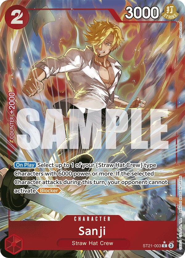 Sanji (Parallel) [Starter Deck EX: Gear 5] | Cards and Coasters CA