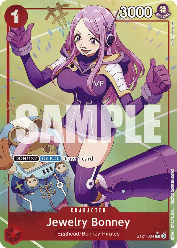 Jewelry Bonney (Parallel) [Starter Deck EX: Gear 5] | Cards and Coasters CA