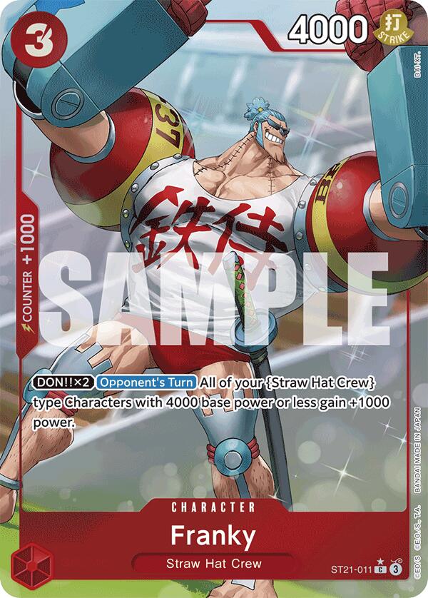 Franky (Parallel) [Starter Deck EX: Gear 5] | Cards and Coasters CA