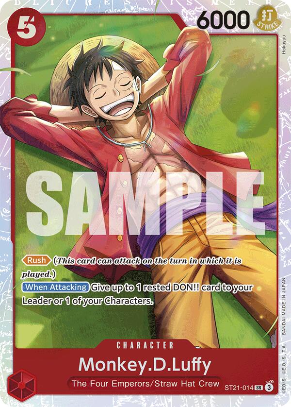 Monkey.D.Luffy [Starter Deck EX: Gear 5] | Cards and Coasters CA