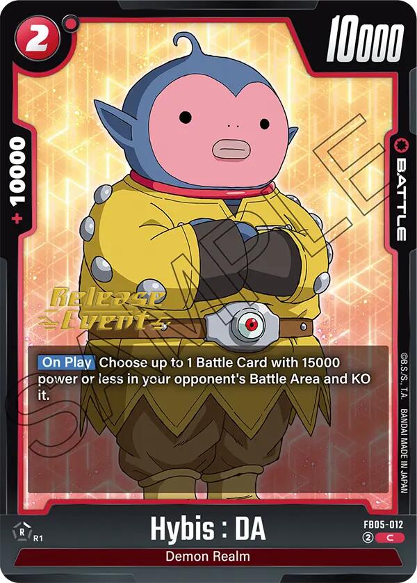 Hybis : DA [New Adventure Release Event Cards] | Cards and Coasters CA