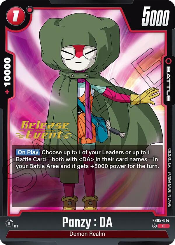 Panzy : DA [New Adventure Release Event Cards] | Cards and Coasters CA