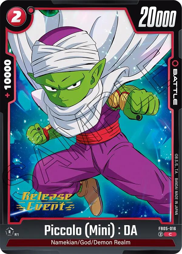 Piccolo (Mini) : DA [New Adventure Release Event Cards] | Cards and Coasters CA