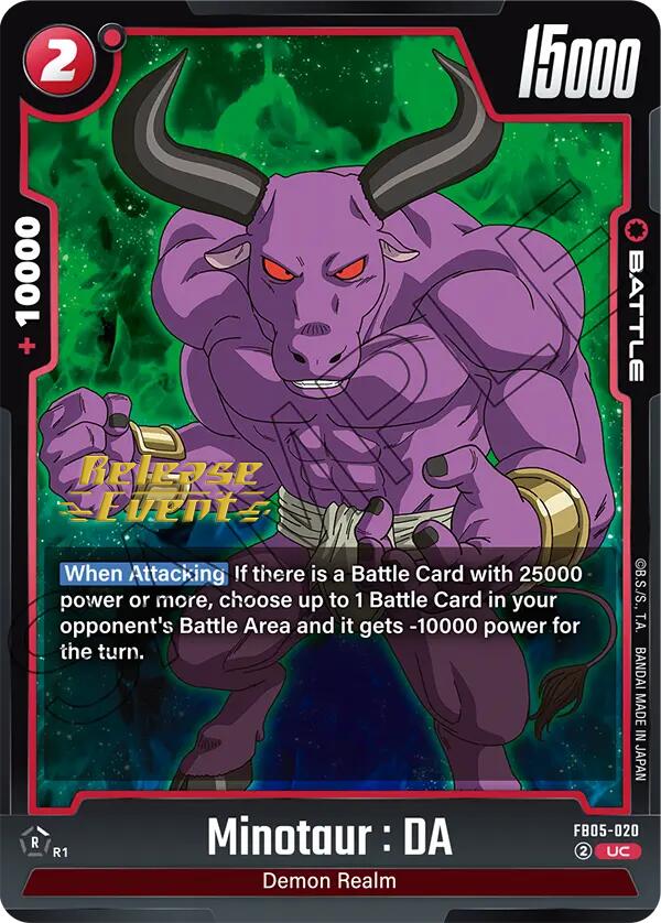 Minotaur : DA [New Adventure Release Event Cards] | Cards and Coasters CA