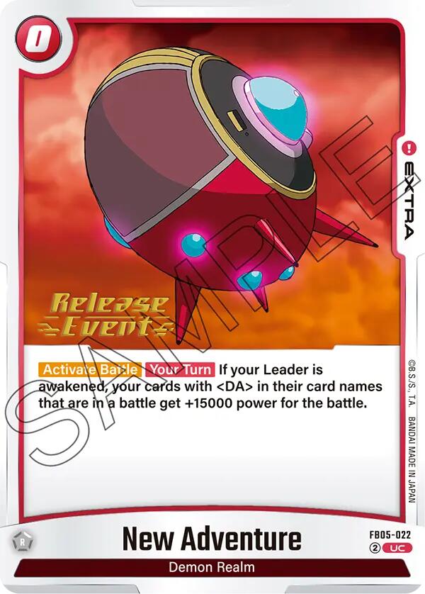 New Adventure [New Adventure Release Event Cards] | Cards and Coasters CA