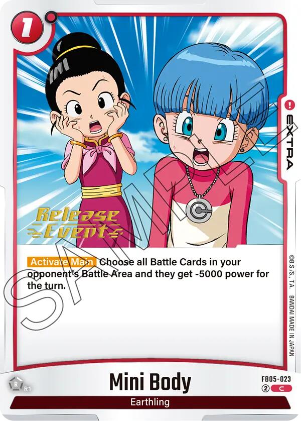 Mini Body [New Adventure Release Event Cards] | Cards and Coasters CA