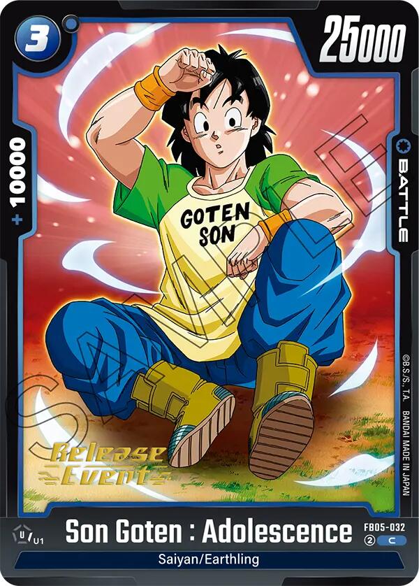 Son Goten : Adolescence [New Adventure Release Event Cards] | Cards and Coasters CA