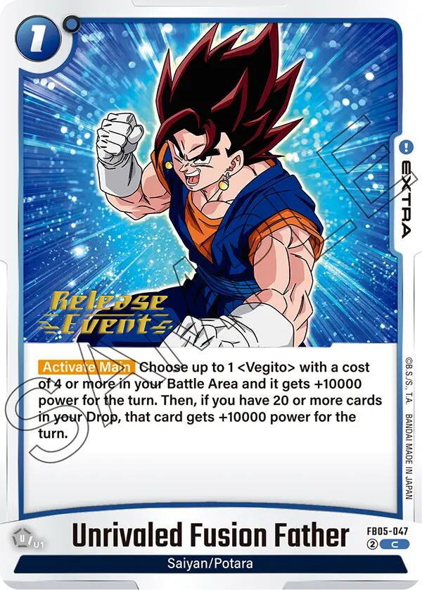 Unrivaled Fusion Father [New Adventure Release Event Cards] | Cards and Coasters CA