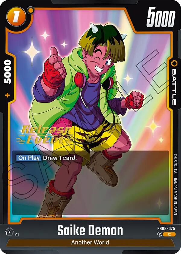 Saike Demon [New Adventure Release Event Cards] | Cards and Coasters CA