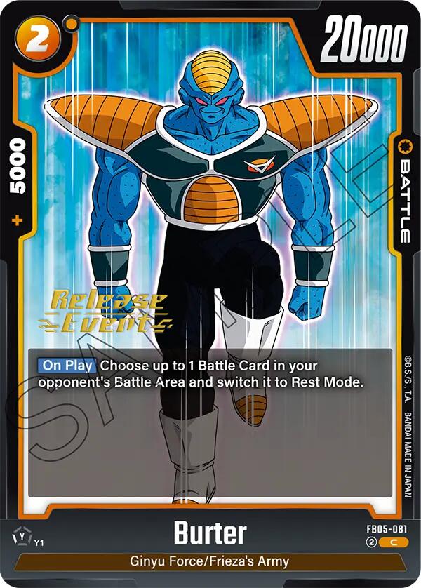 Burter [New Adventure Release Event Cards] | Cards and Coasters CA