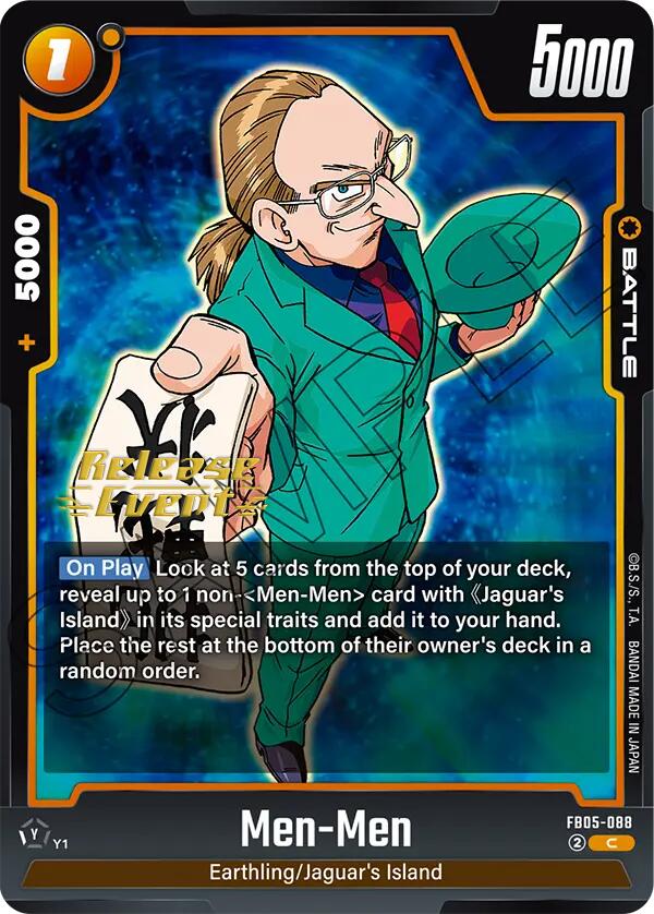 Men-Men [New Adventure Release Event Cards] | Cards and Coasters CA