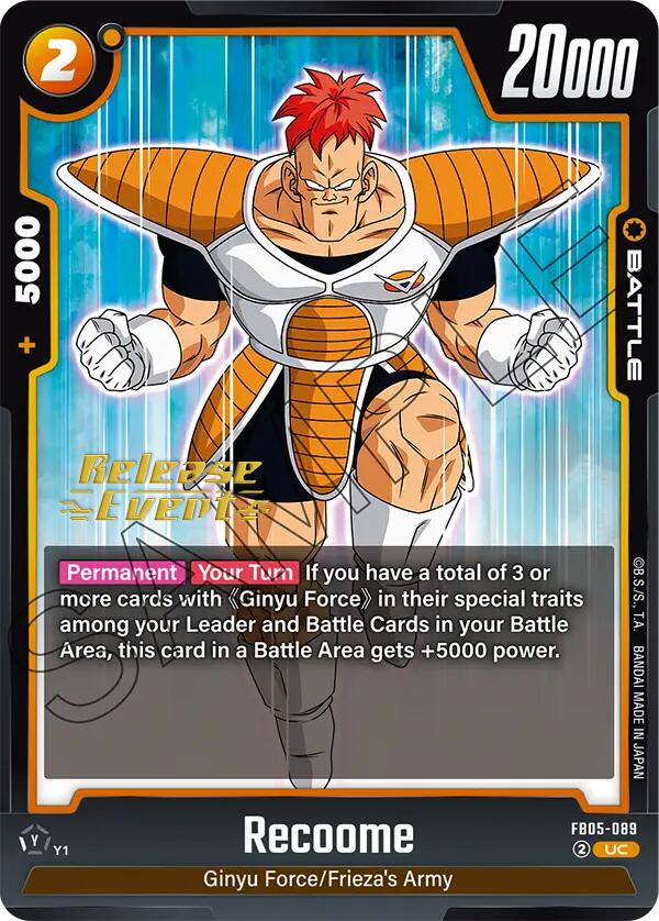 Recoome [New Adventure Release Event Cards] | Cards and Coasters CA