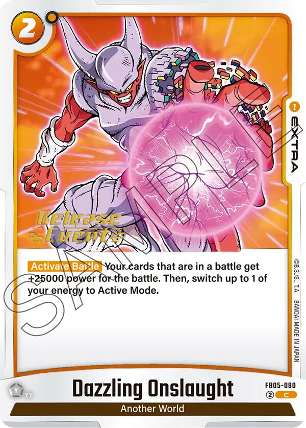 Dazzling Onslaught [New Adventure Release Event Cards] | Cards and Coasters CA