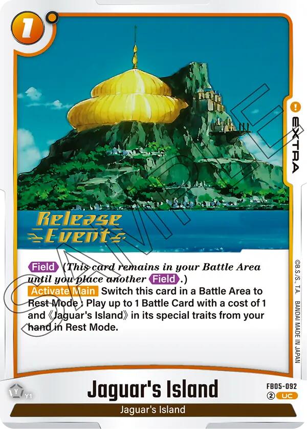 Jaguar's Island [New Adventure Release Event Cards] | Cards and Coasters CA