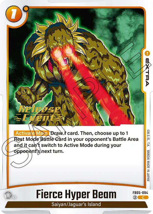Fierce Hyper Beam [New Adventure Release Event Cards] | Cards and Coasters CA