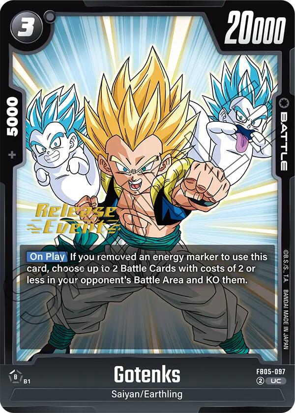 Gotenks [New Adventure Release Event Cards] | Cards and Coasters CA