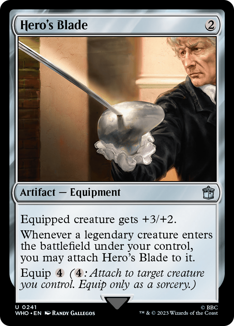 Hero's Blade [Doctor Who] | Cards and Coasters CA