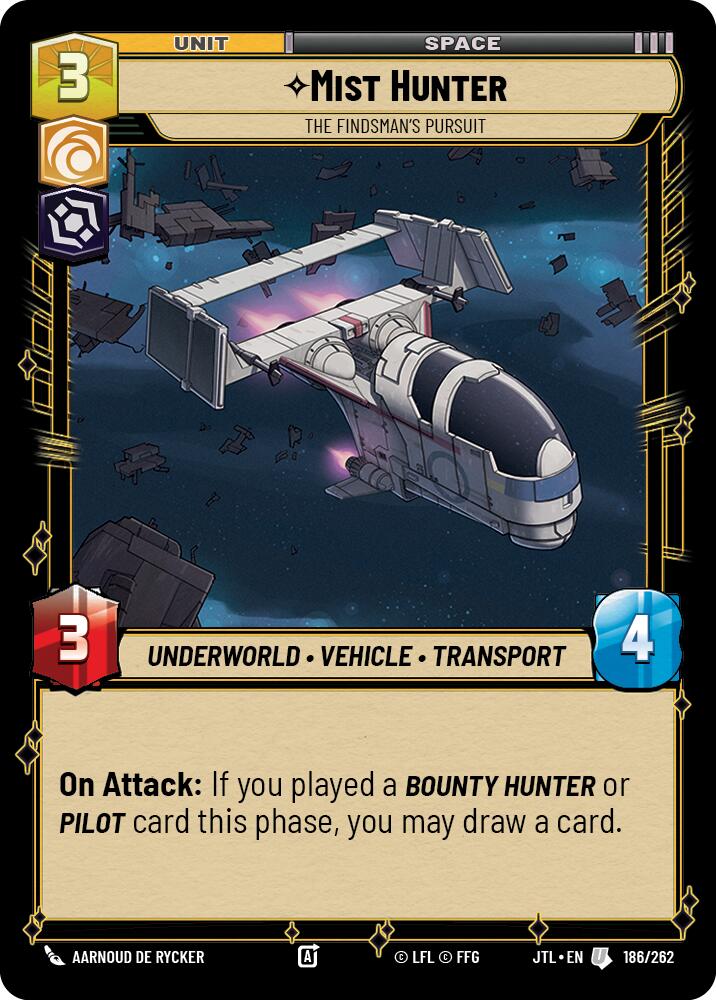 Mist Hunter - The Findsman's Pursuit (186/262) (186/257) [Jump to Lightspeed] | Cards and Coasters CA