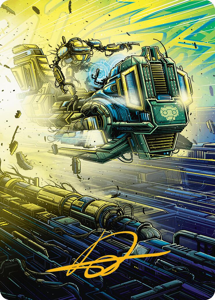 Guidelight Pathmaker Art Card (Gold-Stamped Signature) [Aetherdrift Art Series] | Cards and Coasters CA