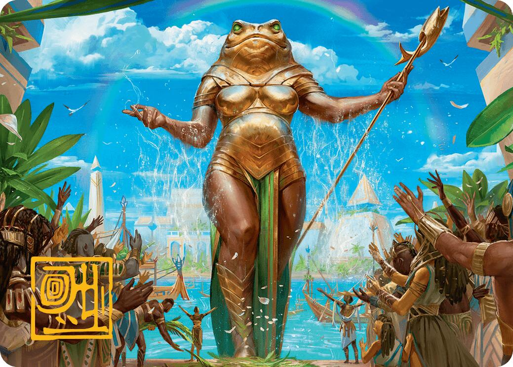 Sab-Sunen, Luxa Embodied Art Card (Gold-Stamped Signature) [Aetherdrift Art Series] | Cards and Coasters CA