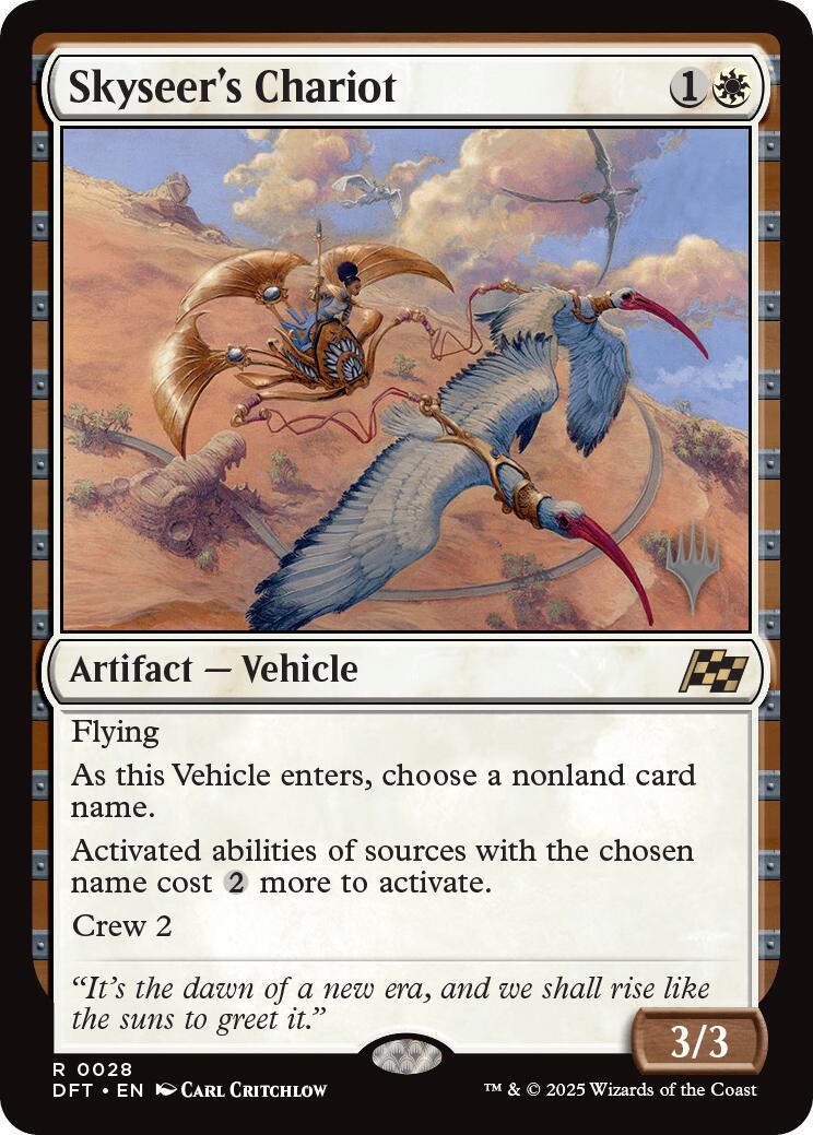 Skyseer's Chariot [Aetherdrift Promos] | Cards and Coasters CA