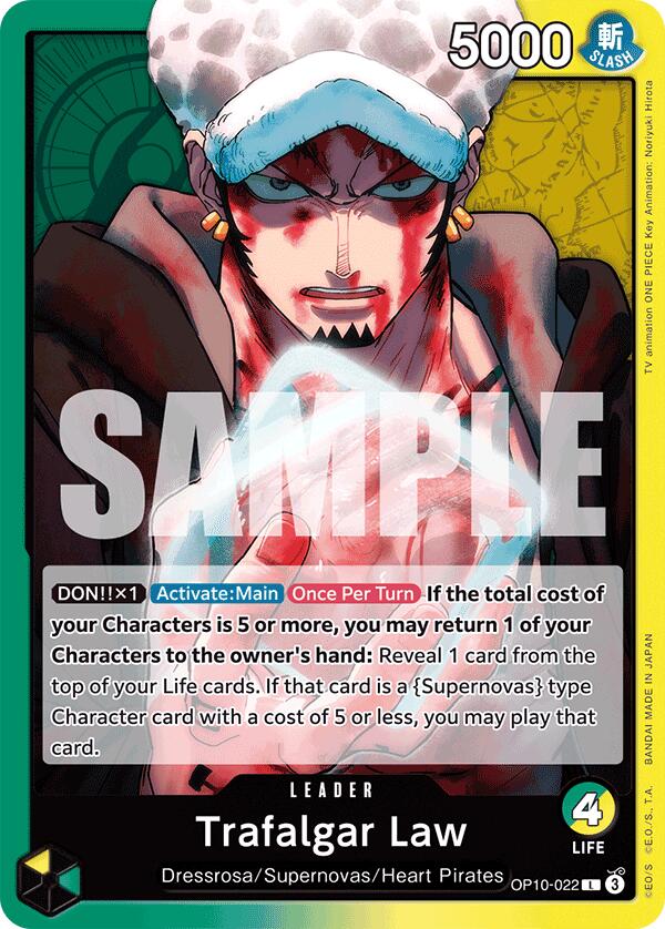 Trafalgar Law [Royal Blood] | Cards and Coasters CA