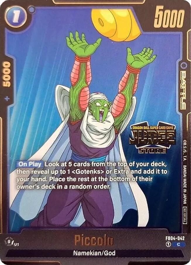 Piccolo (Judge Pack 03) [Fusion World Tournament Cards] | Cards and Coasters CA