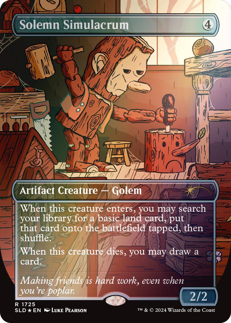 Solemn Simulacrum (1725) (Rainbow Foil) [Secret Lair Drop Series] | Cards and Coasters CA