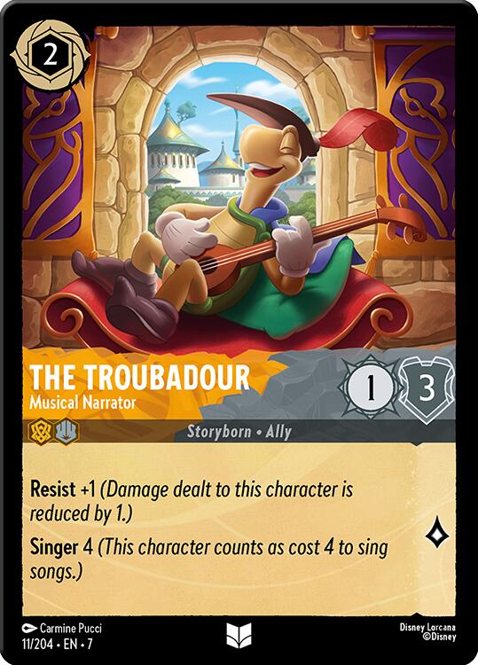 The Troubadour - Musical Narrator (11/204) [Archazia's Island] | Cards and Coasters CA