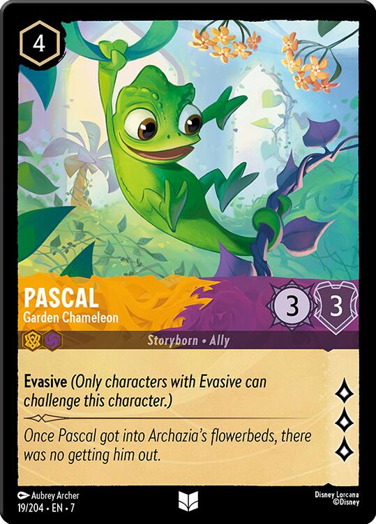 Pascal - Garden Chameleon (19/204) [Archazia's Island] | Cards and Coasters CA