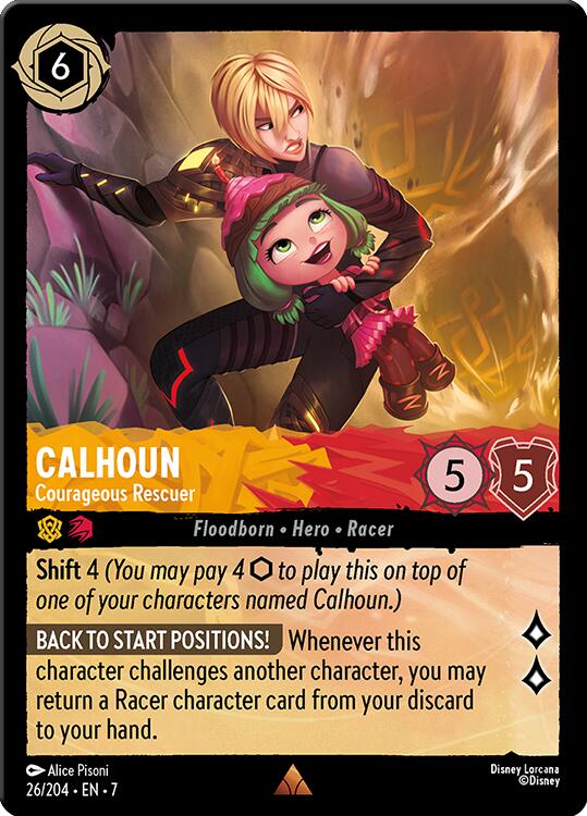 Calhoun - Courageous Rescuer (26/204) [Archazia's Island] | Cards and Coasters CA