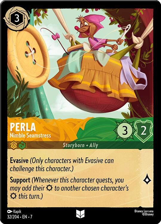 Perla - Nimble Seamstress (32/204) [Archazia's Island] | Cards and Coasters CA