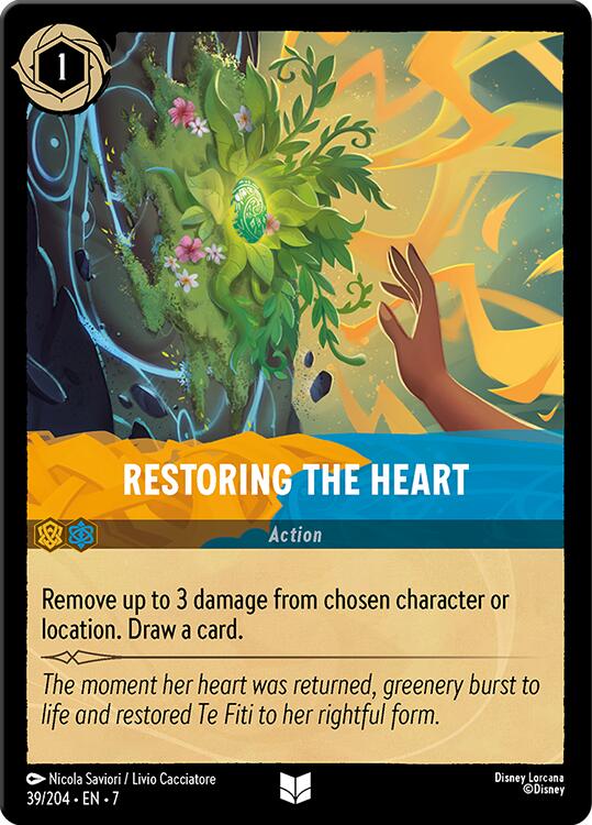 Restoring the Heart (39/204) [Archazia's Island] | Cards and Coasters CA