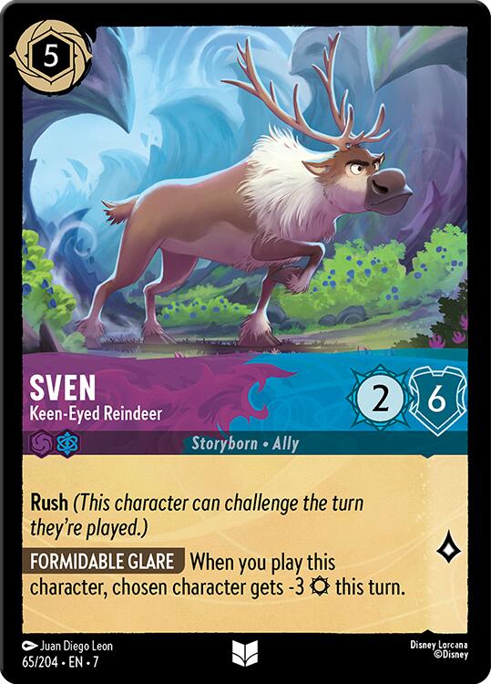 Sven - Keen-Eyed Reindeer (65/204) [Archazia's Island] | Cards and Coasters CA