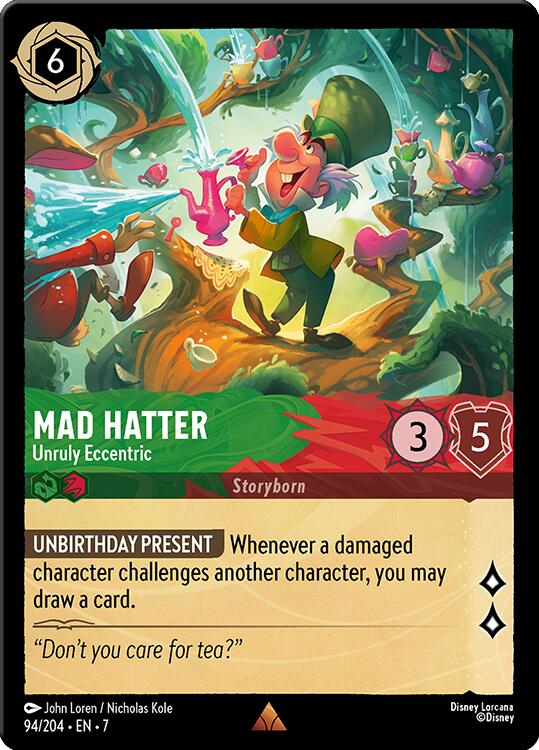 Mad Hatter - Unruly Eccentric (94/204) [Archazia's Island] | Cards and Coasters CA
