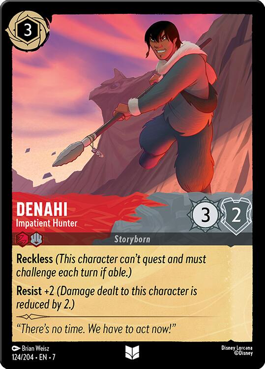 Denahi - Impatient Hunter (124/204) [Archazia's Island] | Cards and Coasters CA