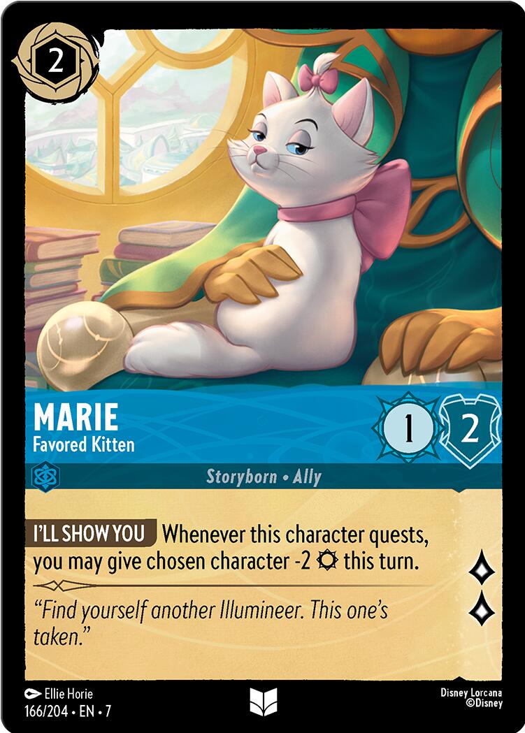 Marie - Favored Kitten (166/204) [Archazia's Island] | Cards and Coasters CA
