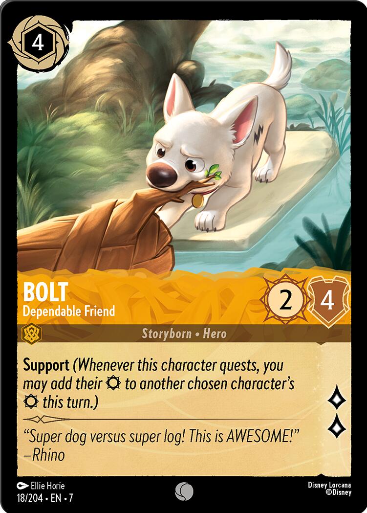 Bolt - Dependable Friend (18/204) [Archazia's Island] | Cards and Coasters CA