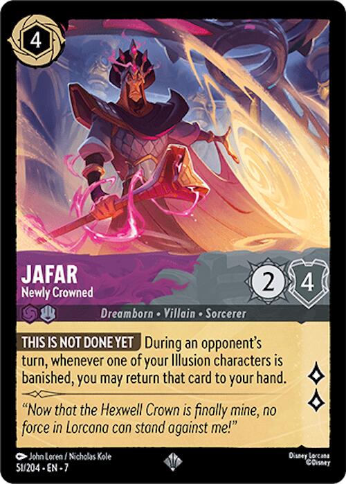Jafar - Newly Crowned (51/204) [Archazia's Island] | Cards and Coasters CA