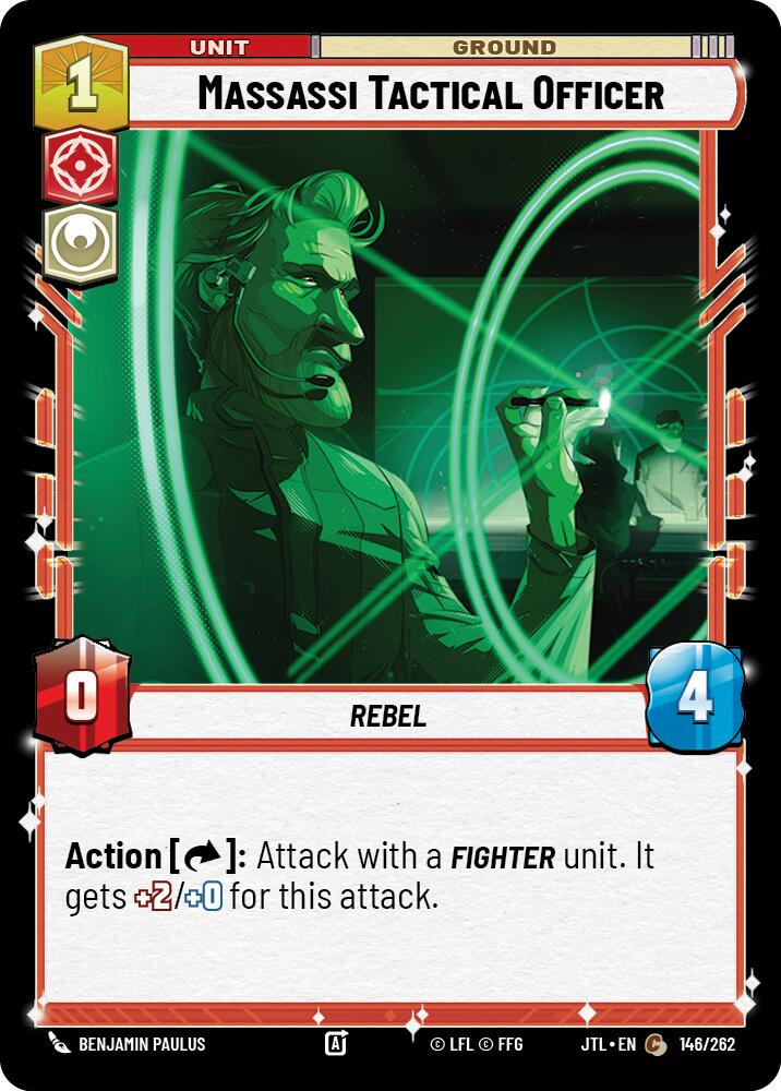 Massassi Tactical Officer (146/262) (146/257) [Jump to Lightspeed] | Cards and Coasters CA