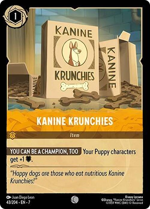 Kanine Krunchies (43/204) [Archazia's Island] | Cards and Coasters CA