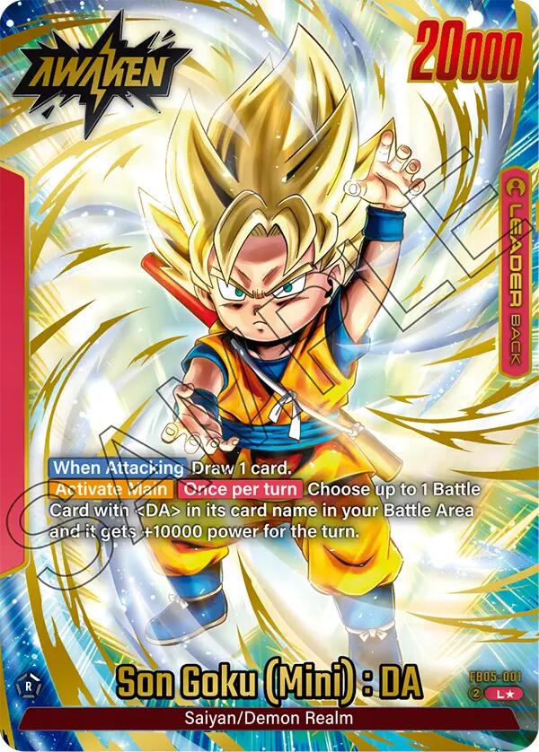 Son Goku (Mini) : DA (Alternate Art) [New Adventure] | Cards and Coasters CA