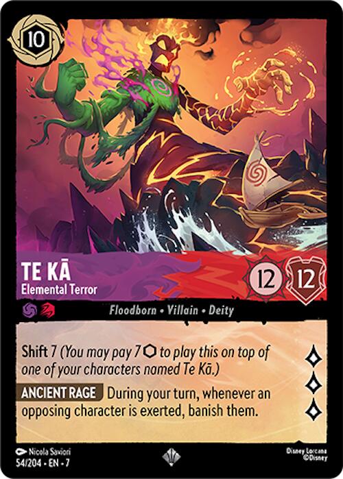 Te Ka - Elemental Terror (54/204) [Archazia's Island] | Cards and Coasters CA